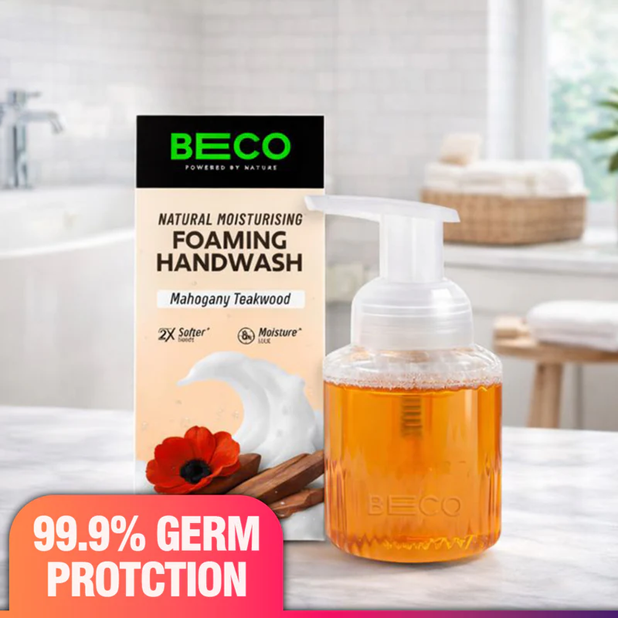 BECO Foaming Handwash - Mahogany Teakwood