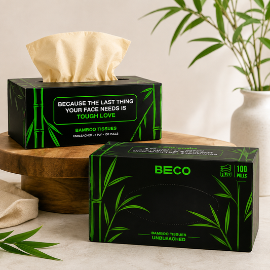 BECO Bamboo Tissues – 3 Ply, 100 Pulls
