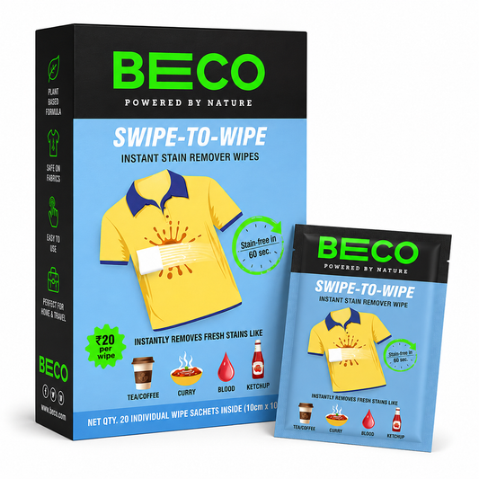 BECO Swipe-to-Wipe – Instant Stain Remover Wipes